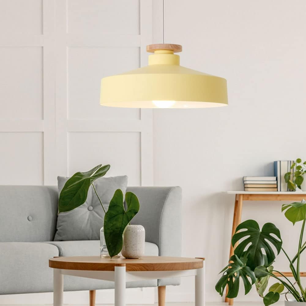 Colorful Ceiling Pendant Light Fixture for Kitchen Island, Industrial Style Metal Pendant Lighting, Modern Farmhouse Hanging Lamp, Vintage Chandelier for Dining Room Kitchen Sink