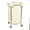 Tan/Silver, variant on Household Essentials Round Laundry Hamper, Metal Frame with Wheels, Heavy Duty and Commercial-Grade, Black Polyester Bag, Great For Both Residential and Commercial Use