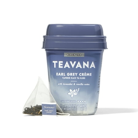 Teavana Earl Grey Creme Flavored Black Tea Blend, Tea Bags, 15