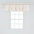 thumbnail image 2 of Ambesonne Colorful Window Valance, Anchors and Hearts, 54" X 18", Vermilion Grey, 2 of 3