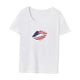 thumbnail image 3 of Camiseta de mujer de verano de moda transpirable con cuello redondo para viajar regalo de mujer SG, 3 of 7