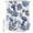 Blue, variant on Jellyfish Coastal Shower Curtain Set - Small 36" x 72" Washable Bathtub Curtain with 12 Hooks, Navy Blue Nautical Summer Ocean Waterproof Fabric Stall Shower Curtains for Bathroom/Bathtub Décor