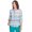 MARINE MULTI, variant on Alfred Dunner Womens Petite Plaid Knit Button Front Top