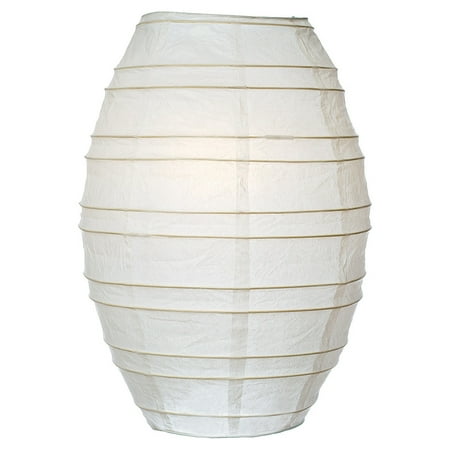 Premium Home Decor Cocoon Premium Paper Lantern, Clip-On Lamp Shade (10-Inch, White) - For Home Decor, Parties, and Weddings ()