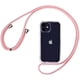 thumbnail image 3 of Crossbody Necklace Cord Lanyard Transparent Hard Case For iPhone 14 13 12 11 Pro Max XS XR X 8 7 Plus 15 Clear Soft Cover, 3 of 5