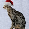 thumbnail image 2 of CafePress - Savannah Cat Christmas - Cute Infant Baby Football Bodysuit, 2 of 3