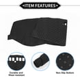 thumbnail image 4 of Unique Bargains Dash Cover Compatible for Buick LaCrosse 2005-2008, Non-Slip Suede Black Center Console, 4 of 7