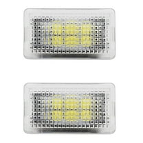 Raindrops Vehicle Door Lamps Abs Bright Illumination 2Pcs 1.8X1In