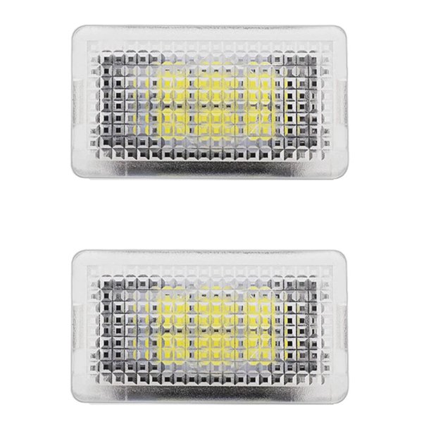 2 luces LED para coche, luz interior brillante para maletero, luces para puertas de vehículos.