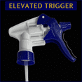 thumbnail image 3 of Gold Standard 32 oz Spray Bottle Trigger Replacement -- Commercial Spray Nozzles -- Trigger Sprayer Bottle Heads for Plastic Spray Bottles -- Spray Triggers for Industrial Spray Bottles (12 Triggers), 3 of 7