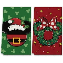 Christmas Kitchen Towels Christmas Cartoon Mouse Dish Towels New Year Winter Xmas Kitchen Decor Christmas Decorations for Home Party