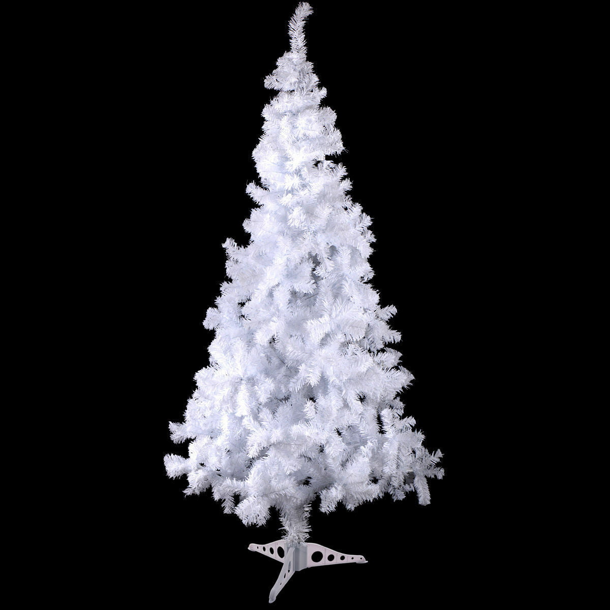 4/5/6/7/8 FT Tall Christmas Tree W/Stand Holiday Season Indoor Outdoor White B2 