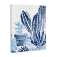 thumbnail image 2 of Stupell Industries Modern Indigo Blue Potted Succulents Abstract Indoor Plant Watercolor Canvas Art, 16 x 20, by June Erica Vess, 2 of 7