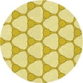 thumbnail image 1 of Ahgly Company Tapis d'Intérieur Lavables en Machine, Ronds, Oranges, Ronds de 3', 1 of 7