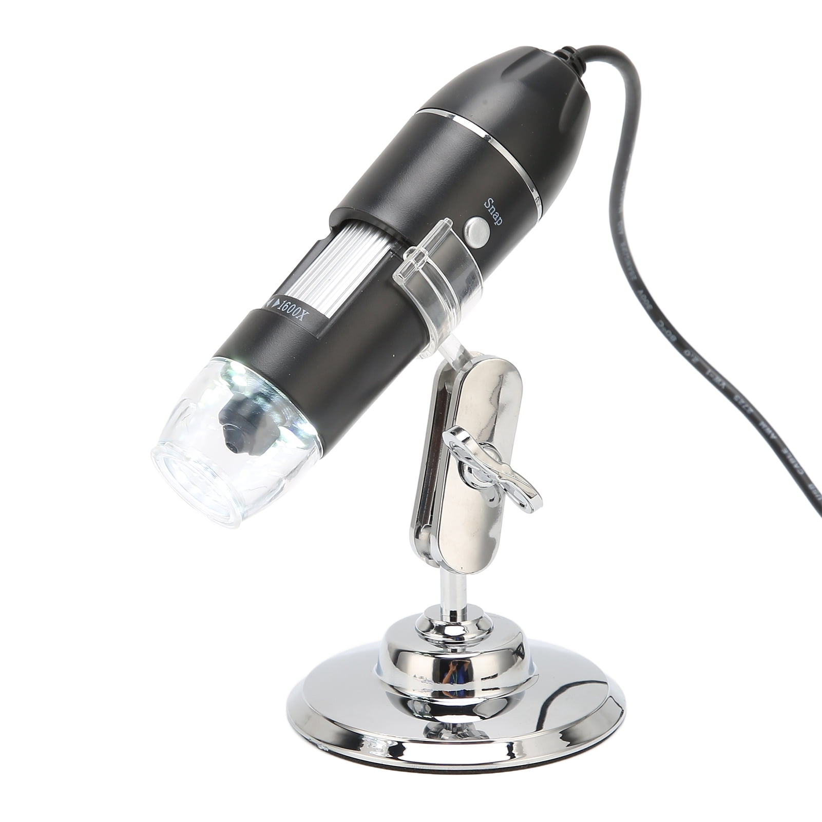 Discovery Pico Polar Microscopio Digital Portátil Con Cámara De 1.3 MP Y Libro En Español – Aumento 40-400x Para Niños Y Principiantes