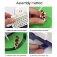 thumbnail image 3 of Foosball Game, Premium Plastic Durable Tabletop Football  For Family, 3 of 8
