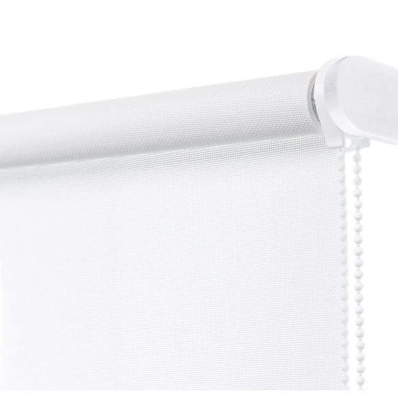 Cortina Enrollable Malla Solar 200cm Alto X 180cm Ancho Blanco