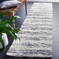 thumbnail image 3 of SAFAVIEH Berber Darion Abstract Shag Area Rug, 8' x 10', Charcoal/Grey, 3 of 8