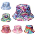 thumbnail image 4 of ZPAQI Double-sided Basin Hat Niche Firework Swirl Fisherman Cap Gift for Christmas, 4 of 13