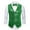 Green, variant on Men's Sequins Suit Vest - V-Neck Regular-Fit Dress Shiny Waistcoat Bowtie 2 Pieces for Wedding, Prom, Party