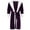 Purple, variant on WTXUE Night Gown And Robe Sets Cotton Nightgowns Plush Long Lengthened Robe Sleeved Coat Clothes Bathrobe Home Shawl Sleepwear Long Nightgowns Plus Size Pajamas Night Gown for Women Soft Comfy Black L