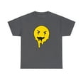 thumbnail image 2 of Dripping smiley face graphic t shirt Unisex Heavy Cotton Tee, 2 of 8