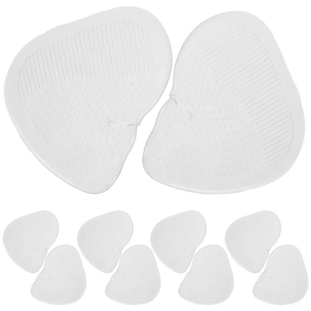 10 pares de almohadillas antideslizantes para el antepié, almohadillas flexibles para el antepié, plantillas cómodas para zapatos