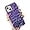 Purple, variant on Compatible with iPhone 14 Pro Max Glitter Case for Women Girls Luxury Cute 3D Tin Foil Pleated Phone Case Bling Plating Soft Silicone Slim Shockproof Cover for iPhone 14 Pro Max 6.7 inch, Purple