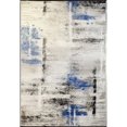 thumbnail image 1 of Dynamic Rugs IN710321146354 Tapis Rectangulaire Moderne 6 Pi. 7 Po. x 9 Pi. 6 Po. Infinity 32114 - 6354 Ivoire & Bleu, 1 of 1