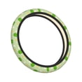 thumbnail image 2 of Daiia Steering Wheel Covers St Patrick'S Day11 Elastic Skidproof Steering Wheel Protective Cover Case Steering Wheel Protector Comfortable Protective Case For Suv Sedan Decor, 2 of 8
