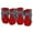 Red, variant on 4pcs Dog Boots Breathable Protect Paws Soft Nonslip Soles