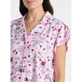 thumbnail image 4 of Peanuts Women's Valentine's Day Shorty Pajama Set, 2-Piece, Sizes XS-3X, 4 of 5