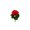 Red, variant on 5 Heads Sun Resistant Artificial Silk Geranium Blooms, Lifelike Faux Flower Bouquet, Bright Decor Ornament for Home Desk, Office Table, Window Sill and Indoor Furnishing Layout