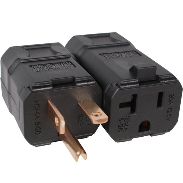 JourneymanPro Clamshell Plug & Connector Set 20 Amp 120125 Volt, NEMA