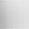 A la Maison Ceilings R104 Bead Board Foam Glue-up Ceiling Tile (21.6 sq. ft./Case), Pack of 8, Plain White