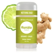 Humble Brands Natural Deodorant, Bergamot & Ginger, 2.5oz