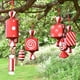 thumbnail image 1 of Adorno navideño para escenario, barra, vestido de novia, accesorios, 32 cm, colgante de arreglo de dulces navideños pintados en rojo y blanco, 1 of 5