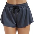 thumbnail image 4 of Wensltd Women Shorts Butt Lift Slim Fit Summer Yoga Shorts Drawstring, 4 of 6