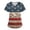Royal Blue #47, variant on Evdexr Women's Independence Day Scrub Tops Patriotic Short Sleeve Scrubs 4th Of July V Neck Stars and Stripes Nursing Uniforms Loose Fit Shirts with Pockets Multicolor 3XL