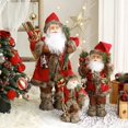 thumbnail image 2 of Adornos de muñecos de Papá Noel grandes de 60 cm, figura de Papá Noel de pie, decoración navideña para el hogar, regalo para niños, decoración navideña para el hogar, 2 of 5