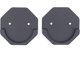 thumbnail image 5 of 1 Pcs Curtain Rod Holder Without Drilling Rod Hook Curtain Rod Holder Curtain Rod Hook(black Hexagon), 5 of 5