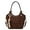 Brown, variant on SPEKSEE PU Leather Shoulder Bag Versatile Underarm Bag with Pendant Crossbody Bag for Women Work Shopping Travel Daily