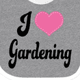 thumbnail image 4 of Inktastic Gardener I Love Gardening Girls Baby Bib, 4 of 4
