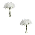 thumbnail image 2 of Rosas artificiales Bearachild 5 cabezas Flores falsas Novia Boda Ramo Flores de plástico Romántico, 2 of 6
