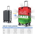 thumbnail image 5 of Bingfone Watermelon Hello Summer Luggage Cover Washable Suitcase Cover Protector Anti-scratch Suitcase cover Fits 18-32 Inch Luggage (No luggage included), 5 of 8