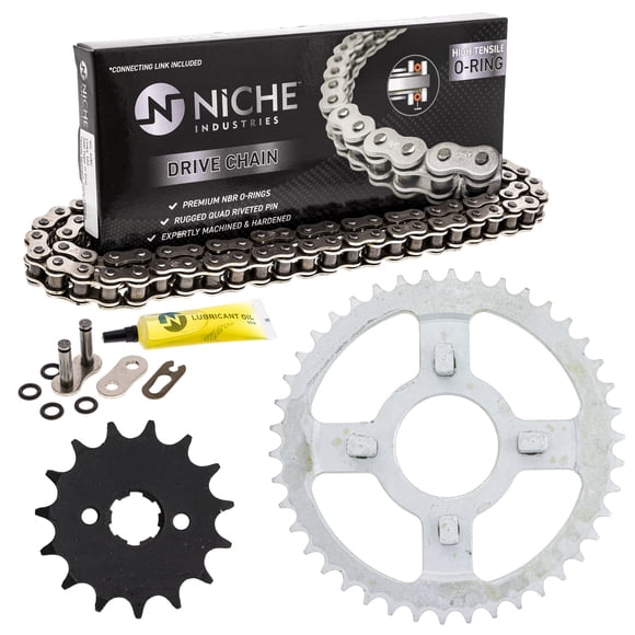 Niche Sprocket Chain Set for Honda XL100S 15/42T 428 O-Ring Motorcycle MK1004317