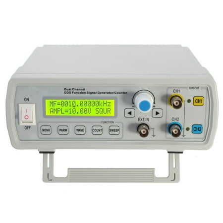 Leader Signal Generator - 2MHz Dual Channel DDS Function Signal dds signal generator Generator Sine/Square Wave Sweep Counter