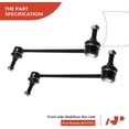 thumbnail image 5 of A-Premium 2Pcs Front Sway Bar Links Stabilizer Links Compatible with Chrysler New Yorker 1994-1996 Lhs 1994-1997 Concorde Dodge Intrepid Eagle Vision 1993-1997, 5 of 8
