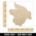thumbnail image 2 of Crocodile Alligator Cute Wood Shape Unfinished Piece Cutout Craft DIY Projects - 4.70 Inch Size - 1/4 Inch Thick, 2 of 7