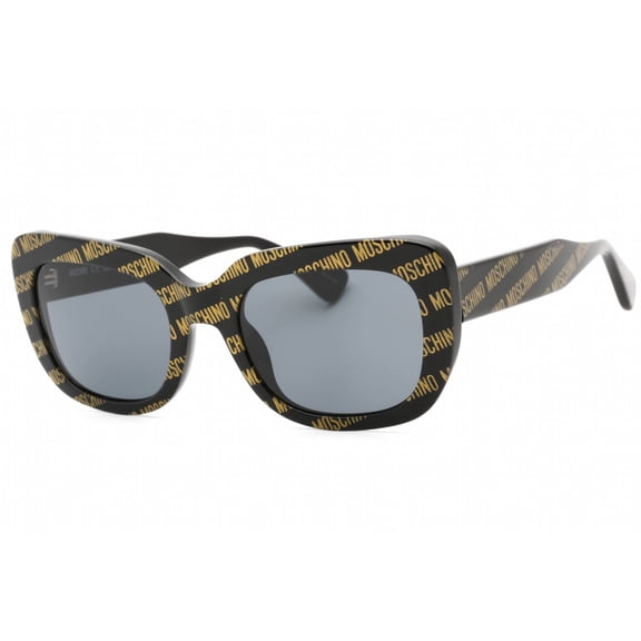 MOSCHINO MOS132S-7RMIR-53 Sunglasses Size 53mm 140mm 21mm black Women NEW